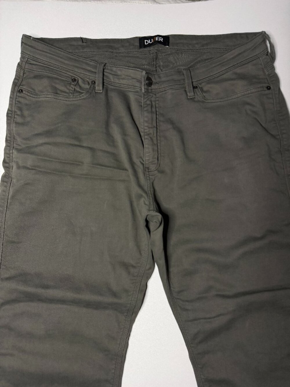 DU/ER N2X Straight Fit Pants Mens 40X30 Dark Gray Stretch Performance Commuter